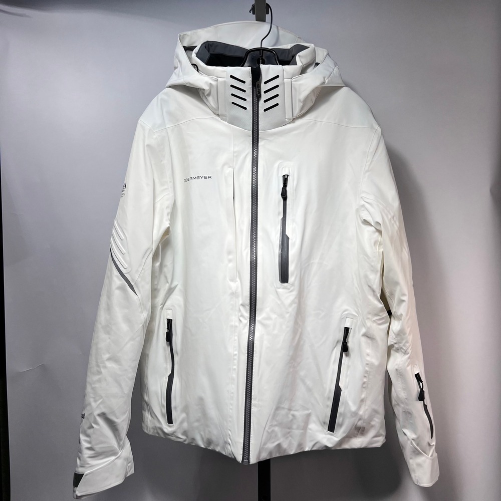 OBERMEYER Men's White Stout Jacket L